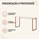 Ver imagem 6 de Escrivaninha Gamer Office 1,10 Klm 110x45 cm Compacta Klm Store