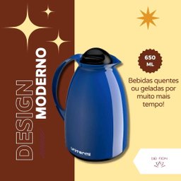 Garrafa Termica 650ml Bico Antigotas Cafe Leite Livre de Bpa Quente Gelada Casa Trabalho Tampa Rosca - 7