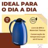 Garrafa Termica 650ml Bico Antigotas Cafe Leite Livre de Bpa Quente Gelada Casa Trabalho Tampa Rosca - 6