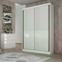 Ver imagem 5 de Guarda Roupa Virtus 1600 2 Portas 3 Gavetas Cor:branco