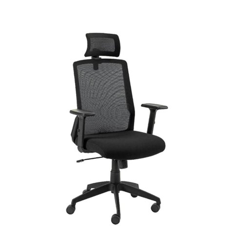 Cadeira de Escritório Diretor Tela Meet c/ Encosto de Cabeça - Avantti - 32990