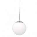 Ver imagem 1 de Pendente de Vidro 1 Lâmpada Esférico Leitoso 9008/1 Auremar