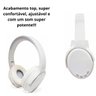 Fone de Ouvido On Ear Sem Fio Grande 10Horas de Som Premium Graves Monstro com Bluetooth Fam Branco - 2