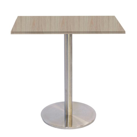Mesa Bistrô Beta 112,50 Cm (alt) Disco Redondo Tampo Mdp Quadrado 60 Cm (larg) X 2,50 Cm (alt)