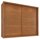 Ver imagem 2 de Guarda Roupa Casal Imperador Plus 2 Portas e Cômoda Sapateira Imperial 5 Gavetas Cinamomo Fosco-