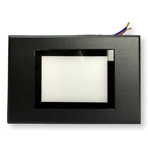 Balizador Embutido Led 3w 3000k Preto 127v Ip65