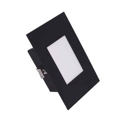 Balizador Embutido Led 3w 3000k Preto 127v Ip65 - 2