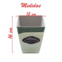 Ver imagem 2 de Kit 10 Mini Vasos de Planta Cachepot Estampados Decorados 16cm