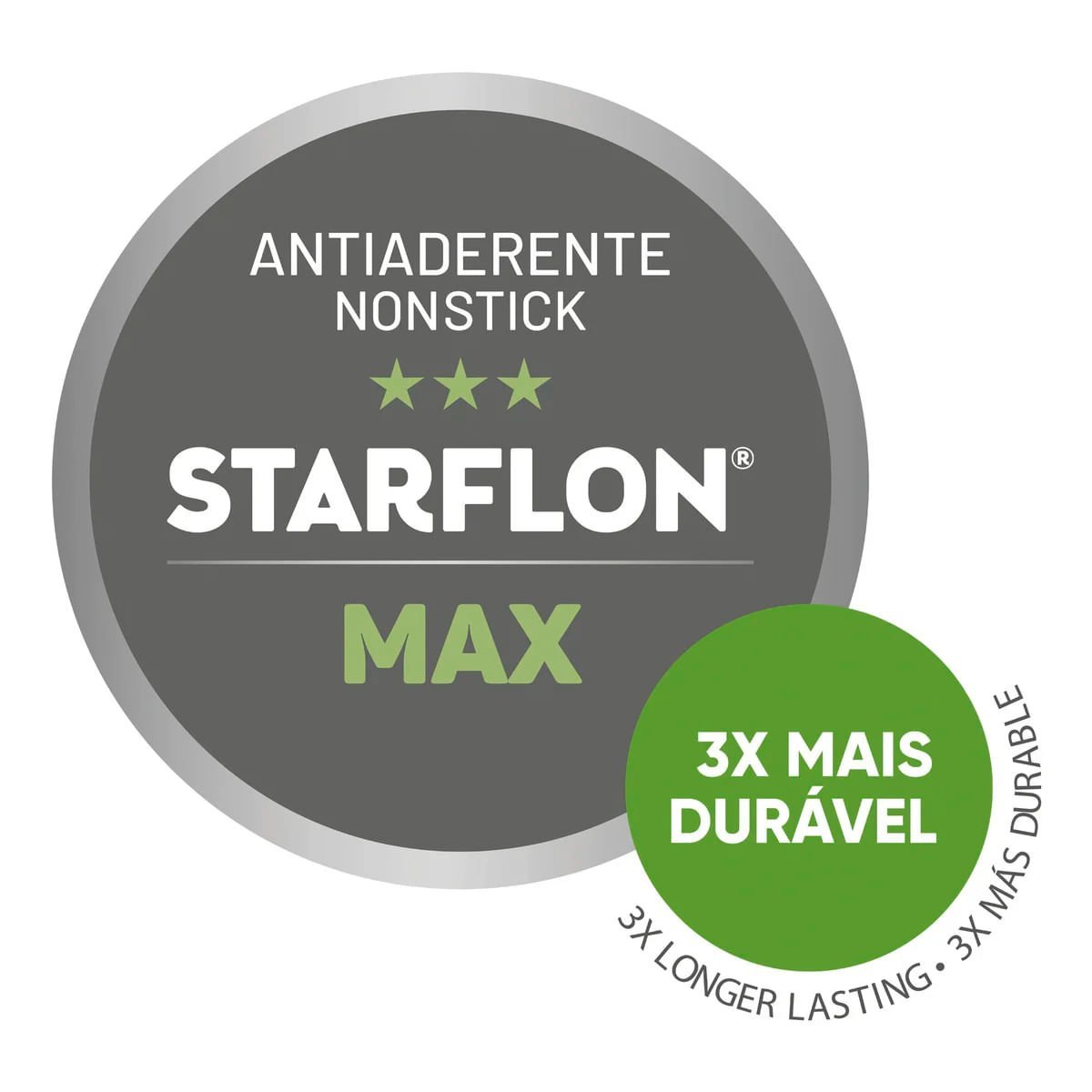 Wok Tramontina Loreto em Alumínio Antiaderente Starflon Max com Tampa de Vidro 28 cm 3,3 L Vermelho - 3