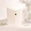 Ver imagem 6 de Kit Porta Escova de Dente e Lixeira Basculante 12l Branco Banheiro Organização Pia