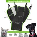 Ver imagem 2 de Capa Protetora Banco Traseiro Pet Cães Gatos Passagem Cinto