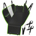 Ver imagem 1 de Capa Protetora Banco Traseiro Pet Cães Gatos Passagem Cinto