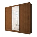 Ver imagem 3 de Guarda-roupa Casal Katherine Slim 3 Portas com Espelho - Panorama Móveis