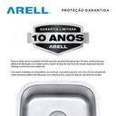 Ver mais imagens de Cuba de Embutir Aço Inox 1mm Escovado C106 45,7x38,1x17,8 Cm