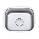 Ver imagem 2 de Cuba de Embutir Aço Inox 1mm Escovado C106 45,7x38,1x17,8 Cm