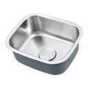 Ver imagem 1 de Cuba de Embutir Aço Inox 1mm Escovado C106 45,7x38,1x17,8 Cm