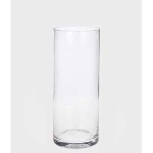 Vaso Decorativo Vidro Tubo Transparente Pequeno 25x10 Único
