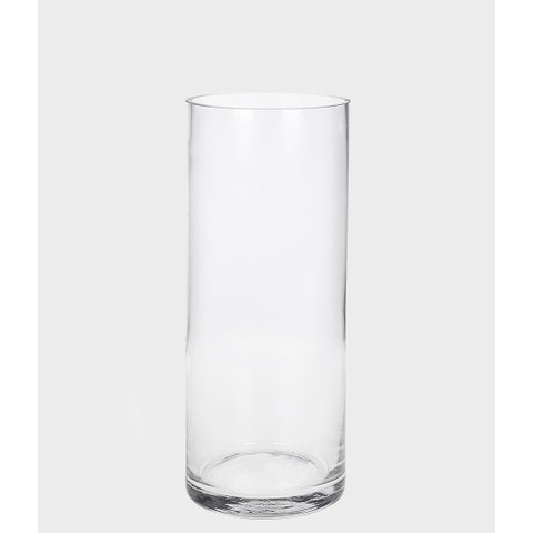 Vaso Decorativo Vidro Tubo Transparente Pequeno 25x10 Único