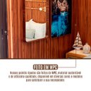 Ver imagem 7 de Painel Ripado Wpc Interno Wide Cor: Mogno Kit 5 Un - 2,90m X 19cm, 0,55m²
