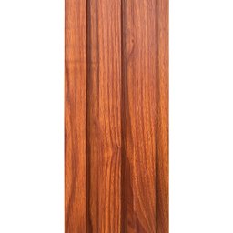 Painel Ripado Wpc Interno Wide Cor: Mogno Kit 5 Un - 2,90m X 19cm, 0,55m² - 1