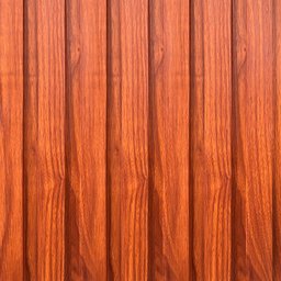 Painel Ripado Wpc Interno Wide Cor: Mogno Kit 5 Un - 2,90m X 19cm, 0,55m² - 3
