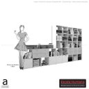 Ver imagem 6 de Estante Modular Lego Multifuncional Home Office Branco / Amarelo