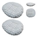Ver imagem 1 de Almofada Futton Redonda Kit 2 Uni Assento Cadeira Sofa Sala Escritorio Estudio Home Office Quarto de