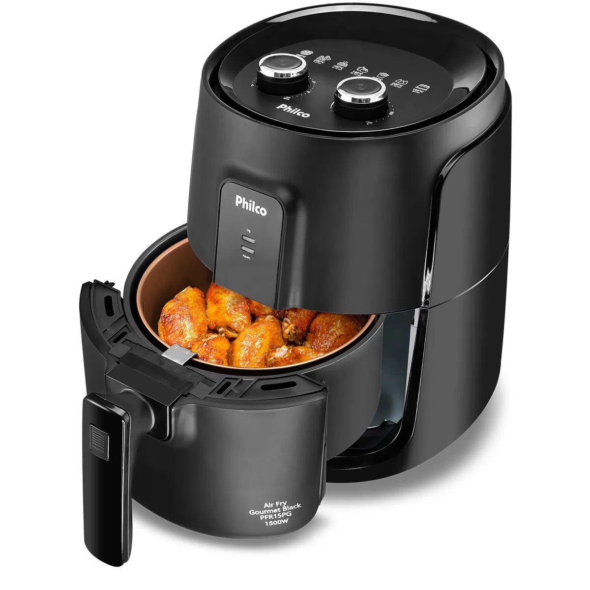 Fritadeira Air Fryer Philco Pfr15pg Gourmet Black 4,4l 1500w - 220v - 4