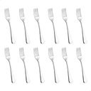 Ver imagem 1 de Kit 12 Garfo para Sobremesa Tramontina Mônaco em Aço Inox Acabamento Alto Brilho com Detalhes no
