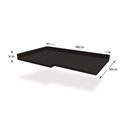Ver imagem 2 de Tampo de Cozinha Modulado Canto Reto B649 98cm Orion - Kappesberg