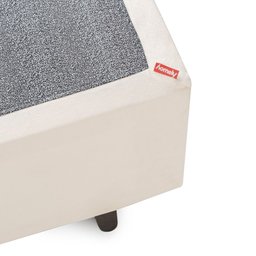 Cama Box Casal Desmontável 1,38x1,88m SM138 Homely Design - Suede Cru - 9