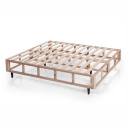Cama Box Casal Desmontável 1,38x1,88m SM138 Homely Design - Suede Cru - 5