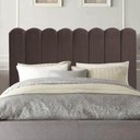 Ver imagem 1 de Cabeceira para Cama Box Casal 1,60 Cm Alanis - Oferta House Cor:marrom