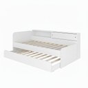 Ver imagem 2 de Bicama com Módulo Estante Lateral Caracol Branco