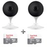 Kit 2 Câmeras IP Full HD Im3 Mibo Intelbras + Sd 128Gb Ultra - 7