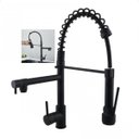 Ver imagem 1 de Torneira Gourmet Cozinha Monocomando Dois Jatos Aerador Misturador Agua Quente Fria Mesa Pia Bancada