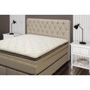 Ver imagem 1 de Cabeceira Viena Plus King 1,95 Linho Bege - Simbal