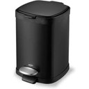 Ver imagem 1 de Lixeira com Pedal Brinox Frame 6 Litros em Aço Carbono Preto