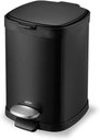 Ver imagem 1 de Lixeira com Pedal Brinox Frame 6 Litros em Aço Carbono Preto