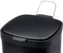 Ver imagem 3 de Lixeira com Pedal Brinox Frame 6 Litros em Aço Carbono Preto