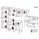Ver imagem 7 de Cozinha Completa Compacta Balcão Preto