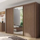 Ver imagem 1 de Guarda-Roupa Casal com Espelho 3 Portas 6 Gavetas 2270 Inovatto