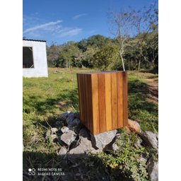 banco quadrado ripado - 3