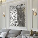 Ver imagem 2 de 2 Arandela Dourada Cristal Transparente Banheiro Lup60