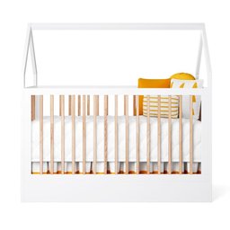 Berço Montessoriano Casinha Com Colchão Coleção Wood Divicar - 1