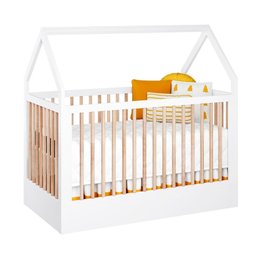 Berço Montessoriano Casinha Com Colchão Coleção Wood Divicar - 6