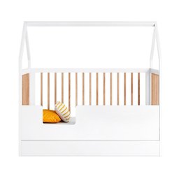 Berço Montessoriano Casinha Com Colchão Coleção Wood Divicar - 8