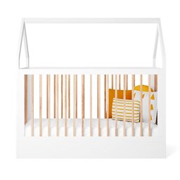 Berço Montessoriano Casinha Com Colchão Coleção Wood Divicar - 4