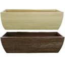 Ver imagem 2 de Kit 2 Vaso Planta 100x30 Jardineira Floreira Polietileno BGPLASTICOS VERMELHO PAU BRASIL 005