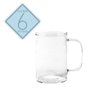 Jogo 6 Xícaras Canecas Vidro Borossilicato Café Chá Expresso Cappuccino Cozinha Bebidas 270ml - 4